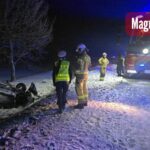 KORSZE: Dachowanie po próbie ominięcia zwierzyny leśnej